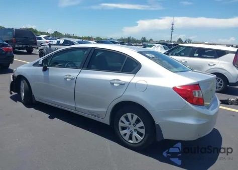 2012 Honda Civic Lx из США, поврежденный, VIN 19XFB2F57CE088513